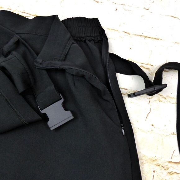 Pleated Mini Skort Skirt Women L Side Plastic Release Buckle Punk Goth Tennis - Picture 4 of 8